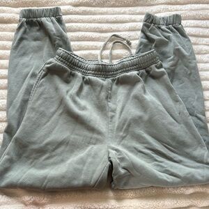H&M Light Sage Green Jogger Sweatpants